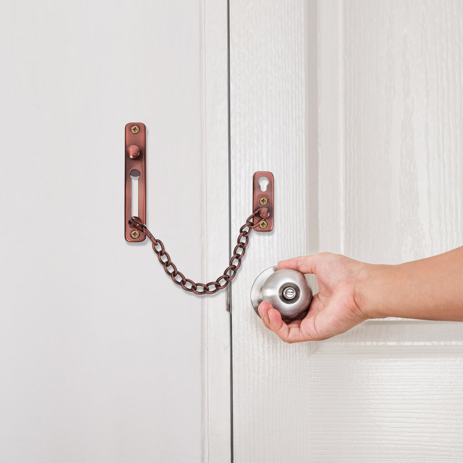 Security Chain Door - 2 шт. противоугонных цепных замков для