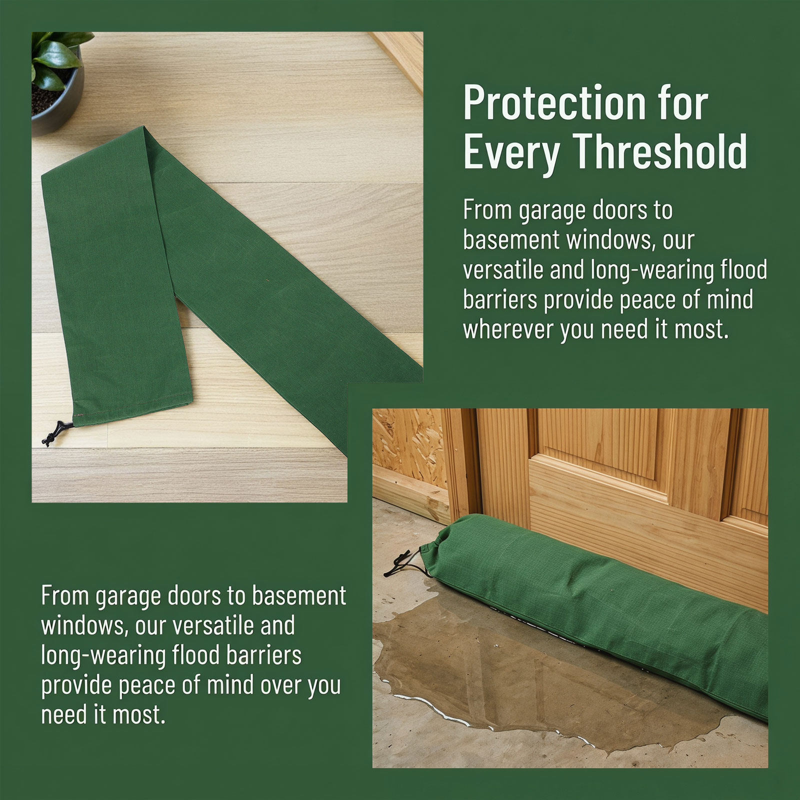 3 шт. холщовых мешков для песк – обзор и цена Flood Barrier Bag