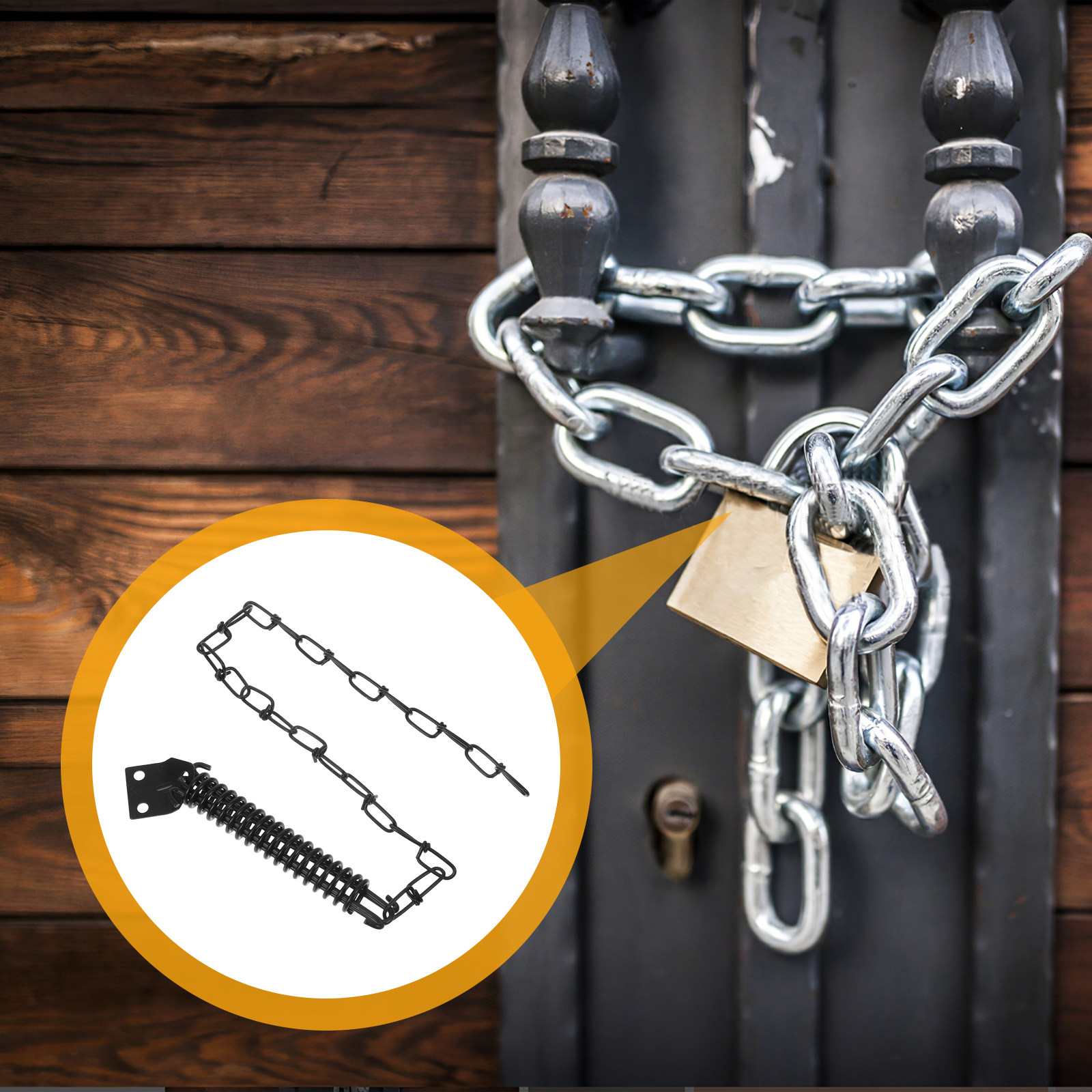 1 комплект: цепь для железных  – обзор и цена Security Chain Door