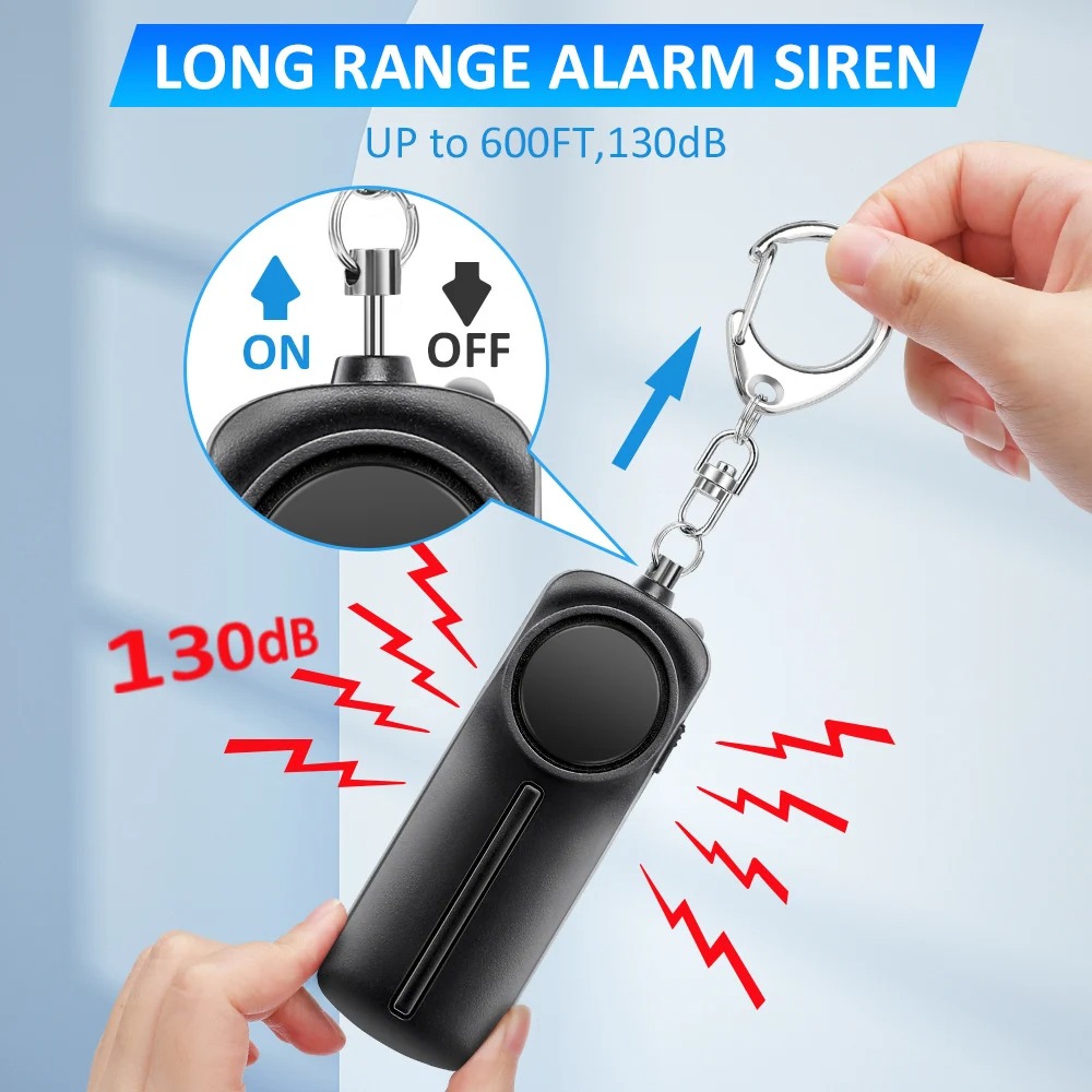 Сигнализация самообороны 130 д – обзор и цена Personal Alarm Keychain